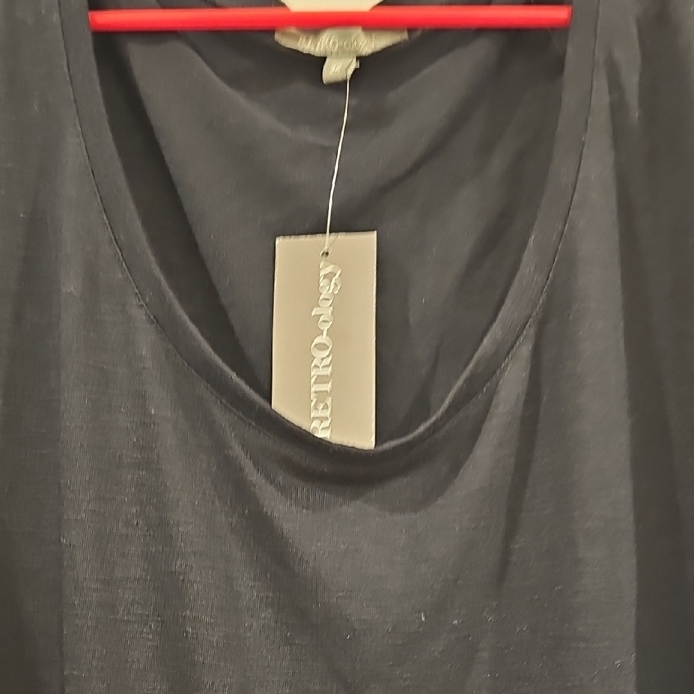 Chic Black Sheer Women's Blouse - Picture 3 of 6